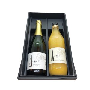 画像10: ノンアルコールシードル＆果肉入りおろしりんごジュース2本セット(化粧箱入り)