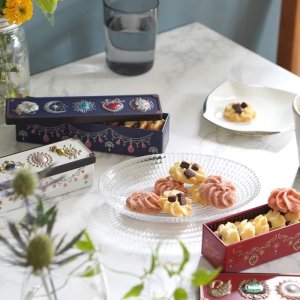 画像6: グルテンフリーの宝石箱クッキー３缶セット(チョコチャンク＆苺＆ハーフハーフ)