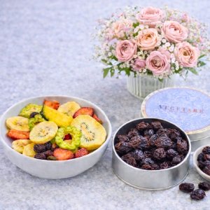 画像2: ベジタブルフルーツチップス＆こだわり葡萄のセミドライセット(化粧箱入り)