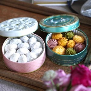 画像5: グルテンフリーのほどけるクッキー２缶＆宝石箱クッキー赤１缶セット(化粧箱入り)