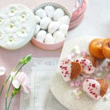 桜と苺のハートフィナンシェ＆ほどけるクッキー(ブールド)２缶セット