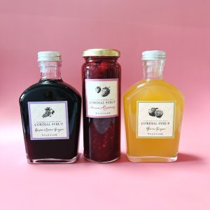 画像3: コーディアル3本セット(柚子ジンジャー × 葡萄カシスジンジャー × あまおう苺)化粧箱入り