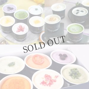 画像1: とれたて野菜と果実の生ジェラート&伝統和モダン＆まるごと果実の生ジェラート 3種18個セット(化粧箱入り)