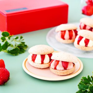 画像7: 苺のダックワーズバターサンド2種5個入り（化粧箱入り）