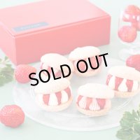 苺のダックワーズバターサンド2種5個入り（化粧箱入り）