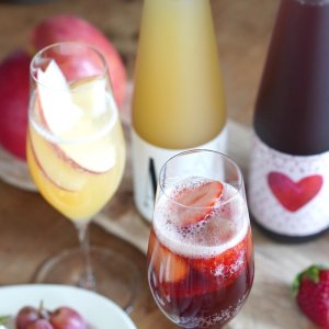 画像3: ノンアルコール苺&りんごスパークリング(ハーフボトル)2本セット(化粧箱入り)