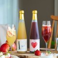 ノンアルコール苺＆りんごスパークリング（ハーフボトル）2本セット（化粧箱入り）
