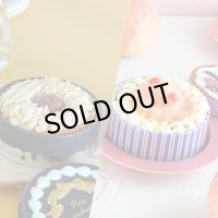 幸せの缶ケーキ（完熟桃のタルト＆熟成和栗のモンブラン）2缶セット（化粧箱入り）