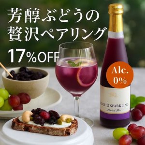 画像2: ぶどうを丸ごと楽しむ贅沢セット（巨峰スパークリング(ハーフボトル)＆こだわり葡萄のセミドライミックス250g）