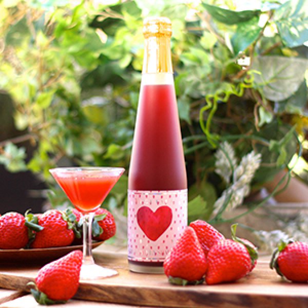 画像3: 【5%OFF  12本単品】苺のノンアルコールスパークリング（ハーフボトル） (3)