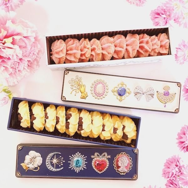 画像3: グルテンフリーの宝石箱クッキー2缶セット(チョコチャンク＆苺) (3)