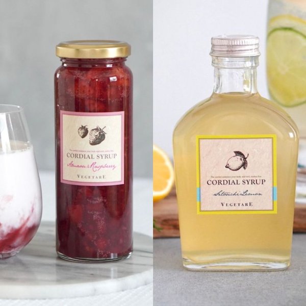 画像2: コーディアル2本セット(瀬戸内レモン × あまおう苺) (2)