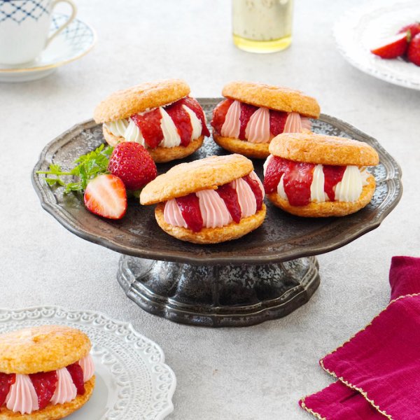 画像5: 苺のダックワーズバターサンド2種5個入り（化粧箱入り） (5)