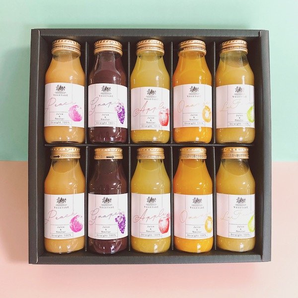 画像4: 国産ストレート100%ジュース＆ネクター10本セット（フルーツ＆トマト）（化粧箱入り） (4)