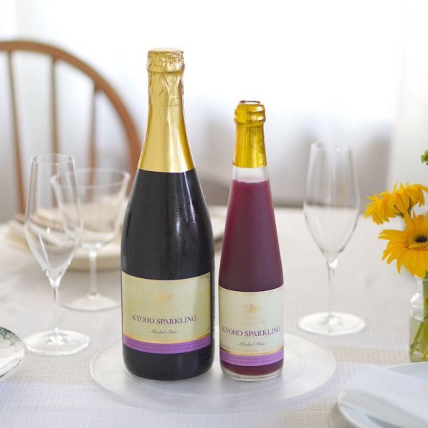 画像4: 【5%OFF  12本単品】ノンアルコール巨峰スパークリング(ハーフボトル) (4)