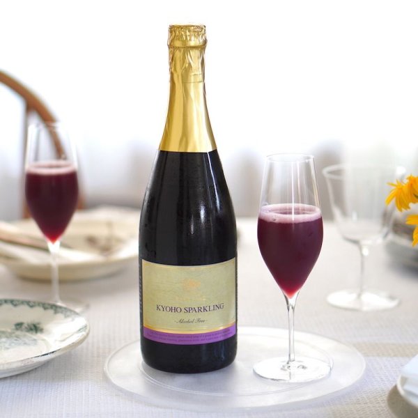 画像4: 【10%OFF 12本単品】ノンアルコール巨峰スパークリング(フルボトル) (4)