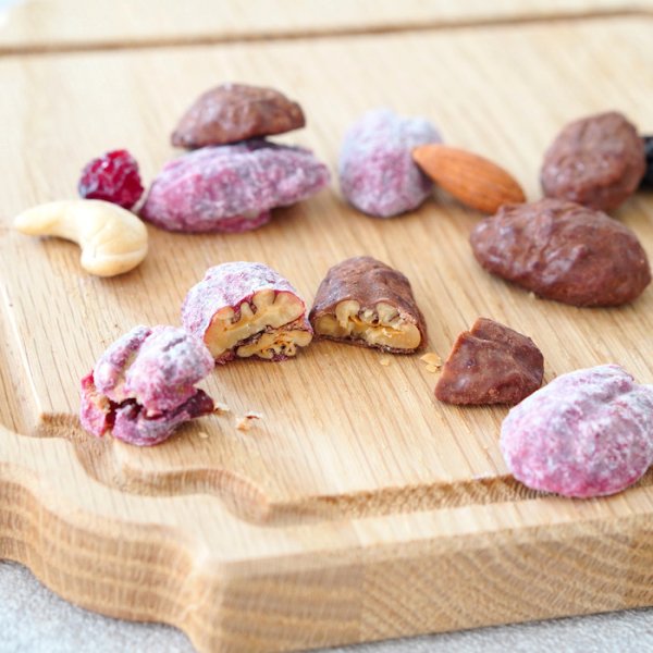 画像6: 高品質ローストメープルナッツ＆高品質ピーカンナッツチョコ(BLACK)２缶セット (6)