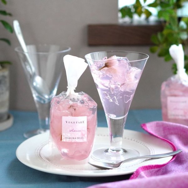 画像6: 【期間限定】桜＆苺ゼリー(3個入り）化粧箱入り (6)