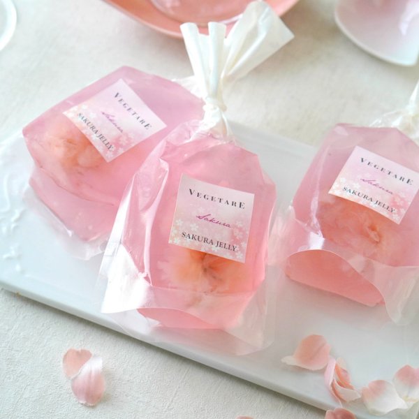 画像5: 【期間限定】桜ゼリー(6個入り）化粧箱入り (5)